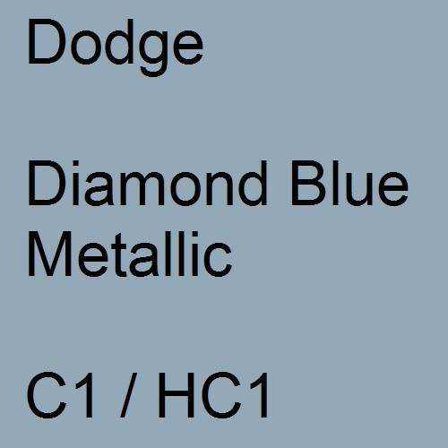 Dodge, Diamond Blue Metallic, C1 / HC1.